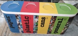 FRP 4in1 Swing Bin